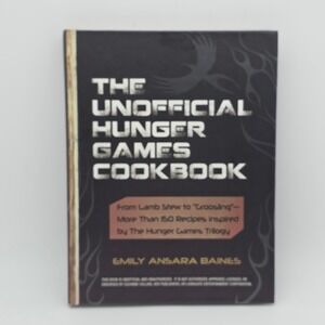 Hunger Games Cookbook‎ All Ages Hardcover Black 150+ Recipes Fan Gift Dystopian